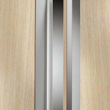 Vertical End Profile, Aluminum, 2500 mm Length