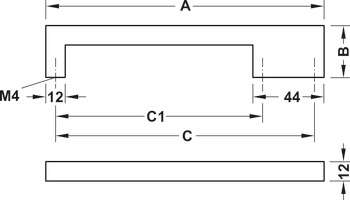 Handle, Zinc