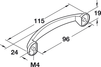 Handle, Zinc