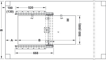 Table extension fitting, For extending tables