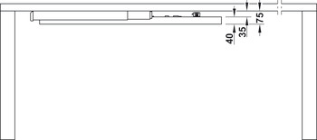 Table extension fitting, For extending tables